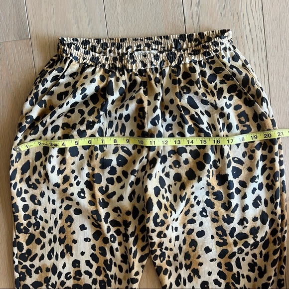Ronny Kobo Leopard Cheetah Print Pull On Pants S-M - Picture 4 of 9